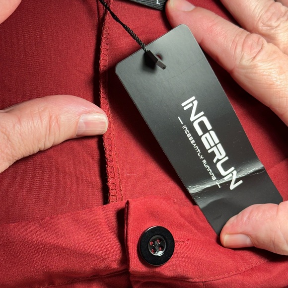 NWT Elegant Rust Wide Leg Pants - Picture 4 of 5